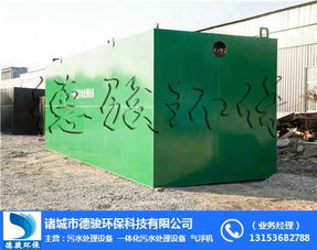 诸城德骏环保科技 学校地埋式污水处理系统
